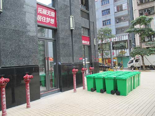 陽江物業小區塑料垃圾箱的優點