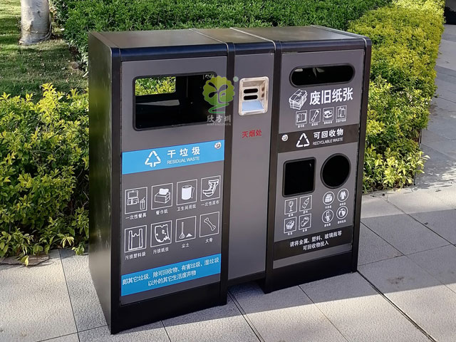 東莞樓盤(pán)戶(hù)外分類(lèi)果皮箱定制廠家